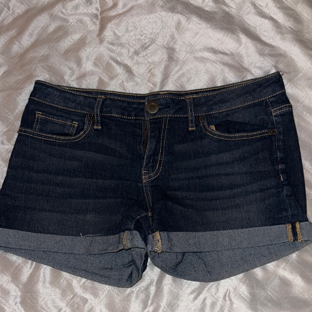 Aeropostale Dark Indigo Jean Shorts